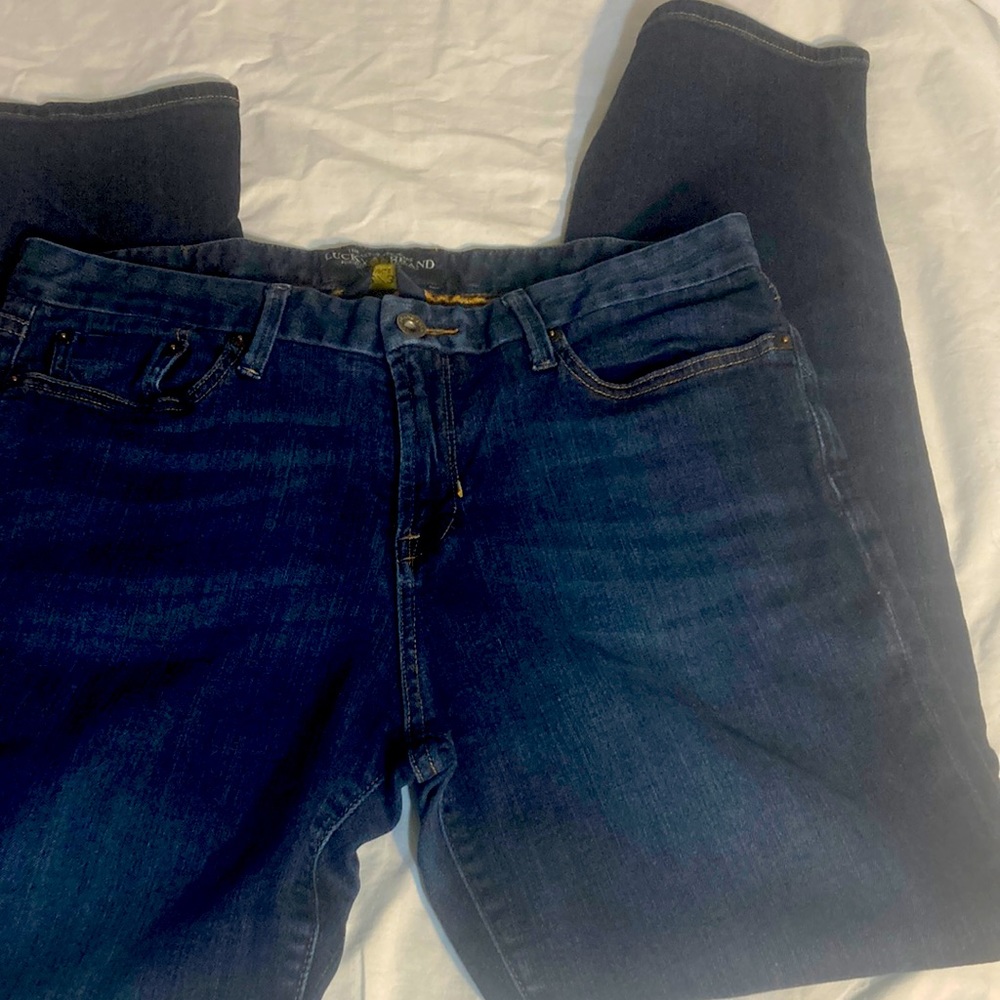 Lucky Brand Jeans - 12/31 Ankle Straight Leg Dark Wash